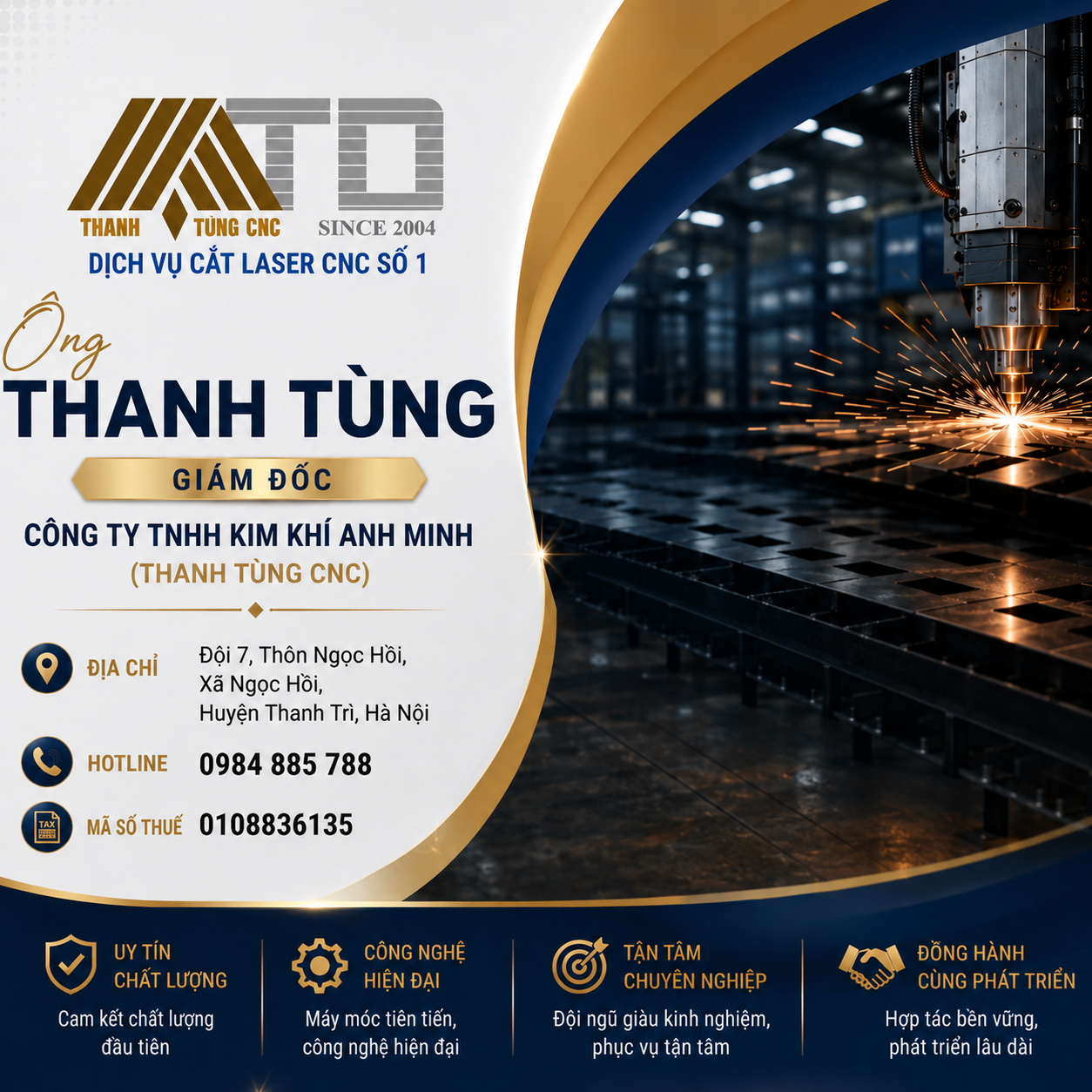 Thực tế sản xuất tại Thanh Tùng CNC